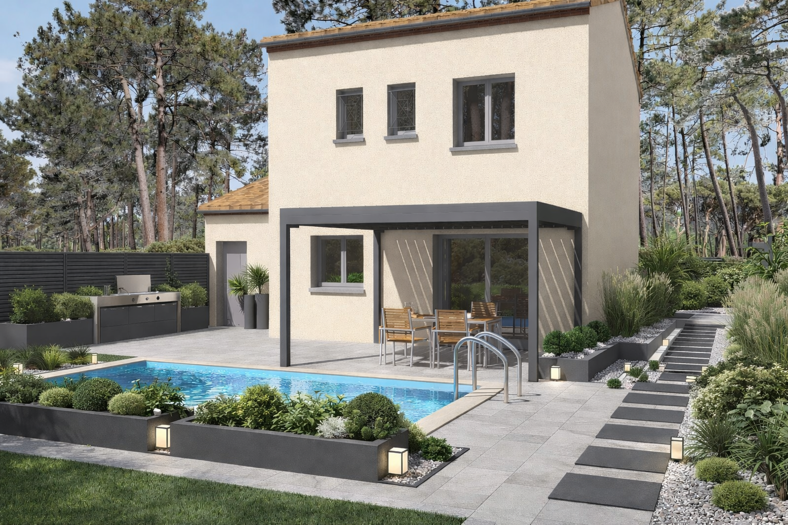 AGATE T4 - Maison à étage