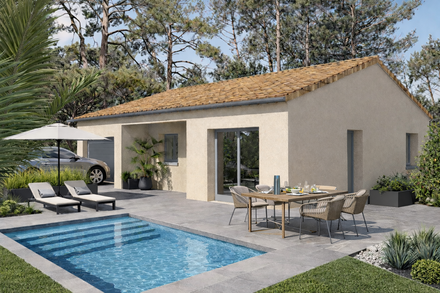 CORAIL 72 - T3 - Maison Plain-pied