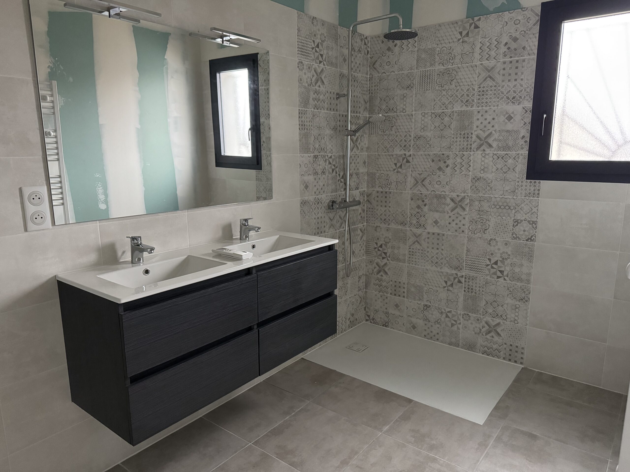 Salle d'eau normes PMR