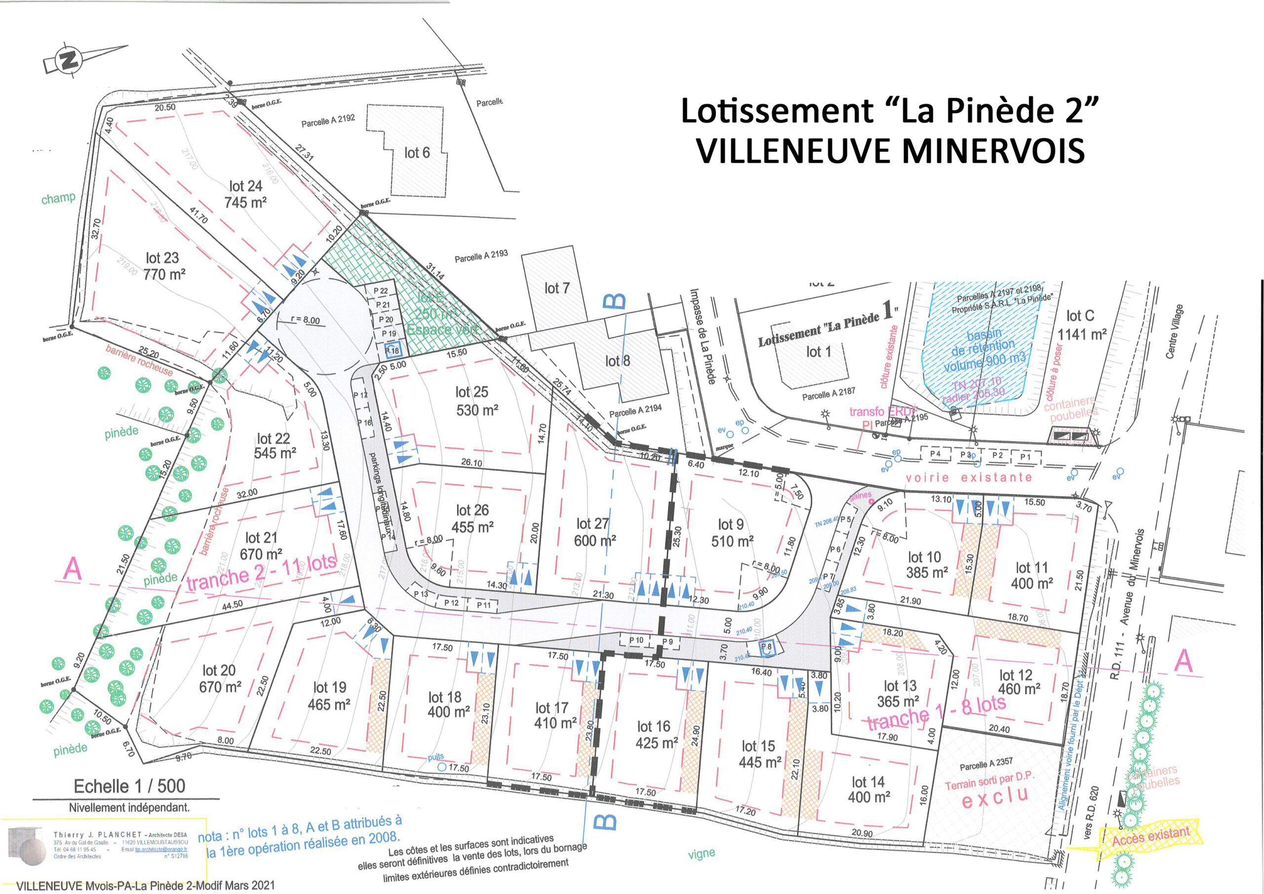 Terrains constructibles Villeneuve-Minervois
