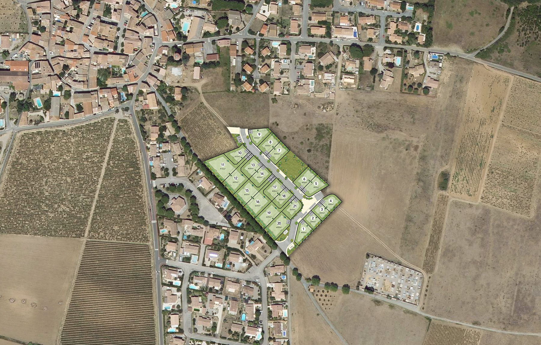 Terrains constructibles Sainte-Valière